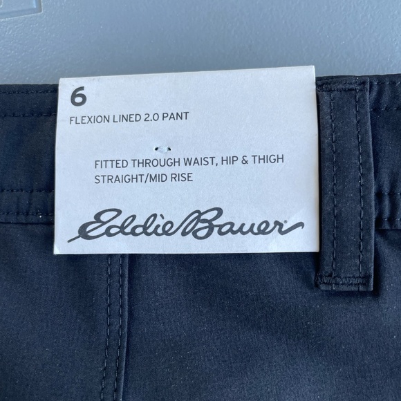 Eddie Bauer Flexion Lined 2.0 Pant - Black, Women's Size 6 - Picture 6 of 6